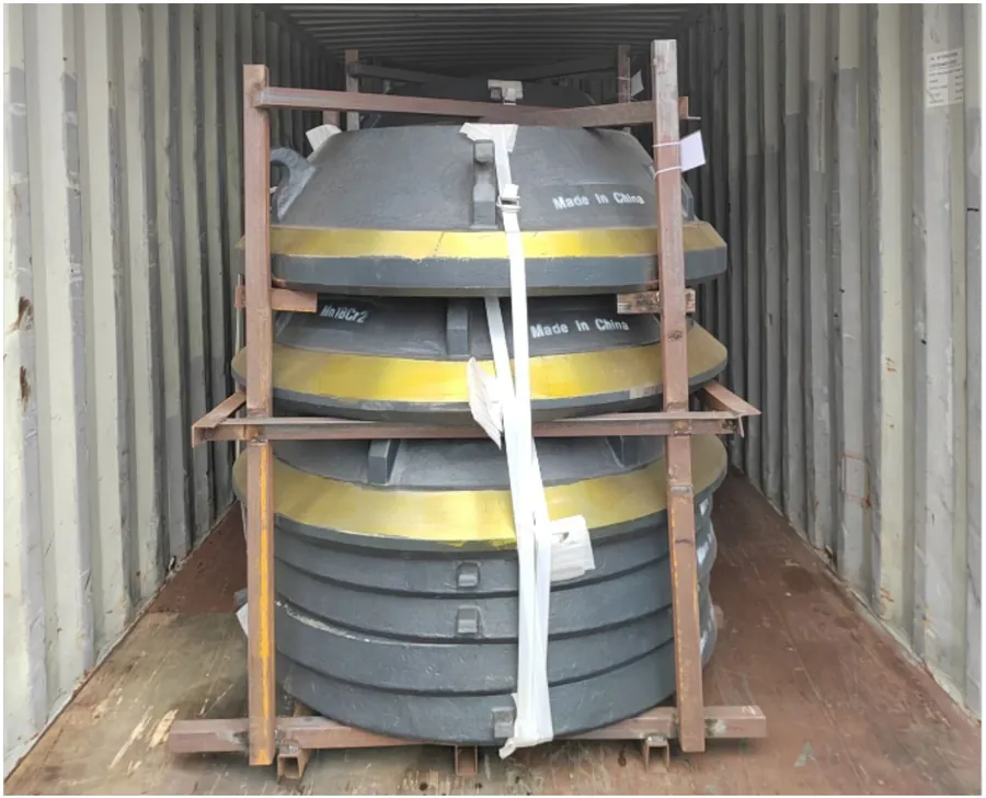 Symons & Sandvik Liners to Mideast Customer