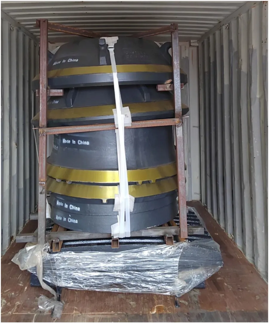 Symons & Sandvik Liners to Mideast Customer