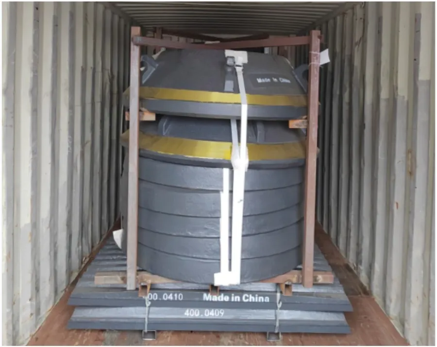 Symons & Sandvik Liners to Mideast Customer