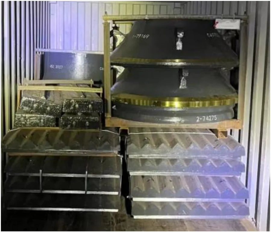 Allis Saga & Russian Crusher Parts To Krananoyarsk