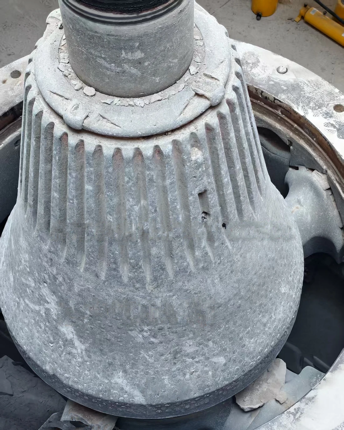 Cone crusher CC500 mantle in service at an iron ore mine