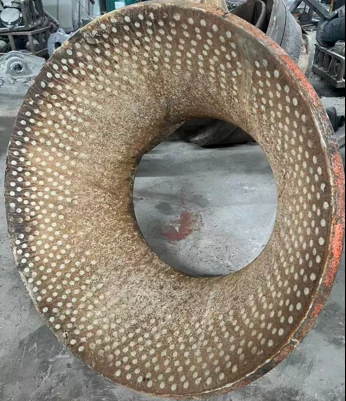 Bowl liner after service - alloy bars consumed evenly